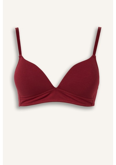 Defacto Pamuklu Kaplı Pedli Balensiz Bra X9027az26aubr285 Bordo-br285