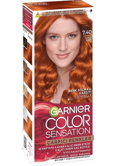 Color Naturals Saç Boyası 7.40 Tarçın Bakırı Yeni Ambalaj