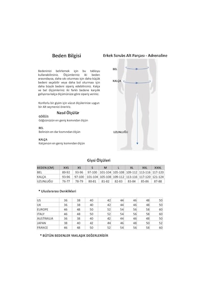 Adrenaline Medikal Giyim Doktor Hemşire Scrubs Cerrahi Takım Likralı Hastane Üniforması 001
