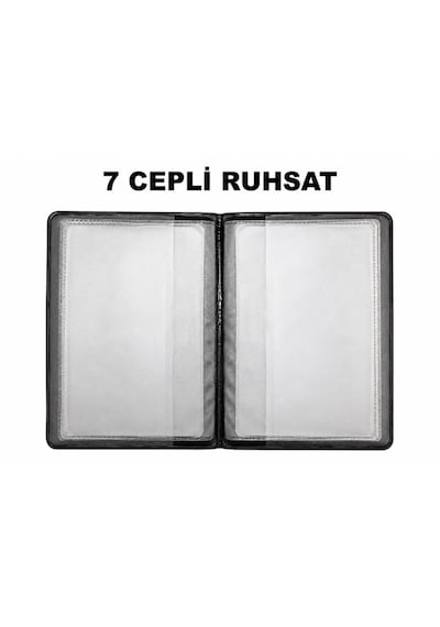 Seat 7 Cepli Ruhsat Kabı Şık Ve Kullanışlı Tasarım 0