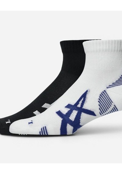 Asics 2 Pack Cushıoned Run Quarter Sock Siyah Koşu Çorabı 3013b358-002