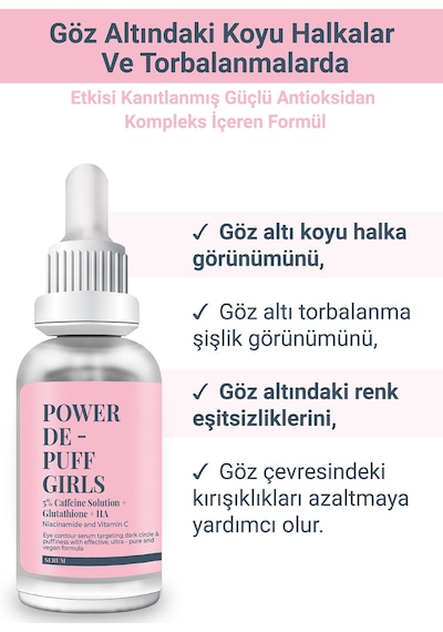 She Vec Göz Altındaki Halkalar &Torbalanmalarda Etkisi Kanıtlanmış Formül 30 ML