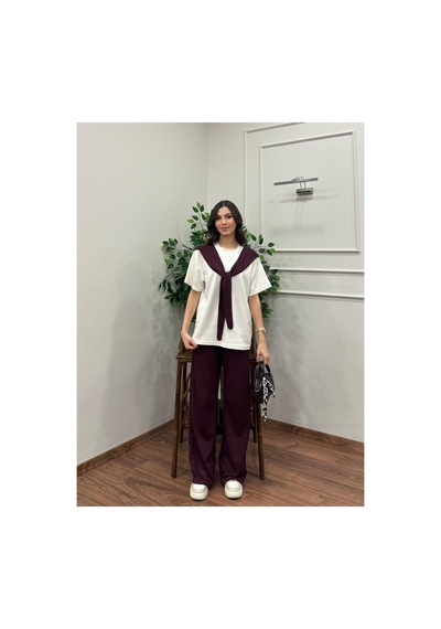 Asur Boutique Asur Butik Kadın Şal Yakalı Yapışık Model Kadın Eşofman Takımı Bordo Asur Boutique Asur Butik Kadın Şal Yakalı Yapışık Model Kadın Eşofman Takımı Bordo