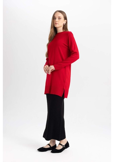 Defacto Regular Fit Esnek Belli Basic Düz Siyah Maxi Etek D2526AX24WNBK81 Siyah