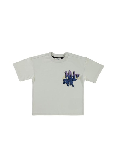 Civil Boys NYC Baskılı 10-13 Yaş Tişört Açık Gri
