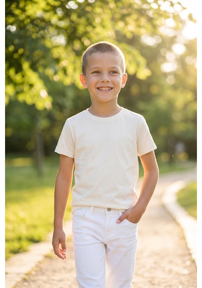 Kiagu Kısa Kol T-shirt Basic Terletmeyen Esnek Kumaş Pamuklu Mevsimlik Kısa Kol Erkek Çocuk Tsort Beyaz Kiagu Kısa Kol T-shirt Basic Terletmeyen Esnek Kumaş Pamuklu Mevsimlik Kısa Kol Erkek Çocuk Tsort Beyaz