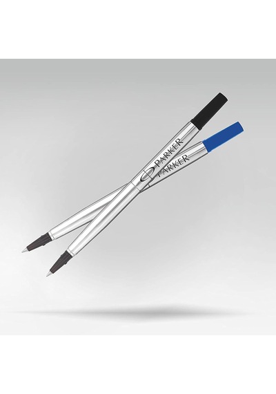 Parker 1950323 Tükenmez Kalem Yedeği, Orta Kalınlıkta Uç, Siyah, Siyah