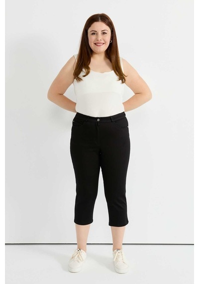 Selen Normal Bel Normal Siyah Kadın Pantolon 25ysl5381-bb Siyah