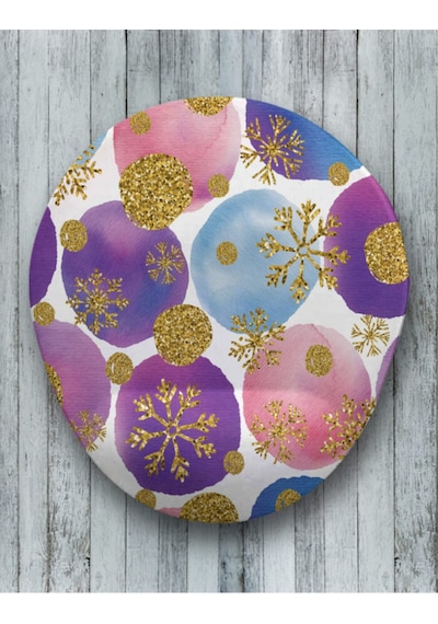 Renkli Toplar Oval Bilek Destekli Mouse Pad Mousepad
