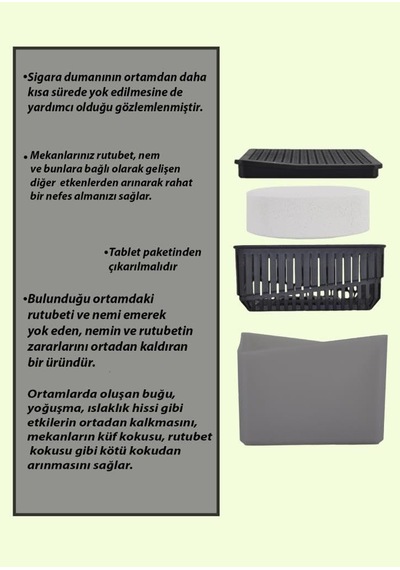 Nem Alıcı 1 Kg Kare Aparat Natural Diğer