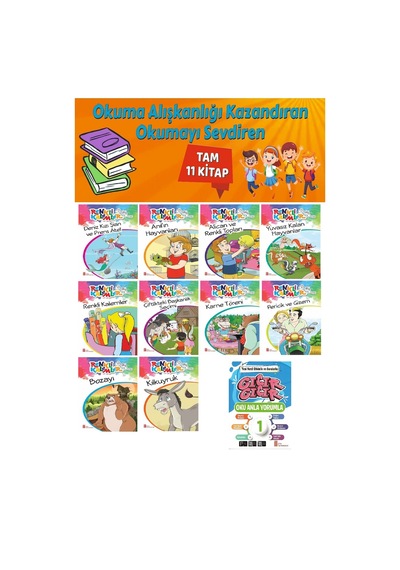 1.sınıf Okuma Alışkanlığı Kazandıran Okumayı Sevdiren Tam 11 Kitap 10