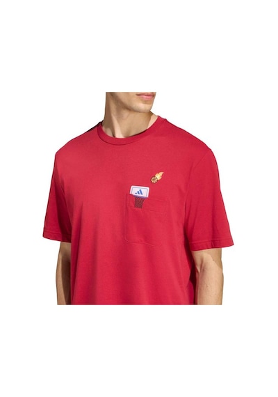 Adidas Erkek Tişört Mini Basketball Kırmızı