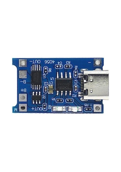 Elektronikport-Tp4056 Type-C 1S 3.7V Lipo, Li-İon Pil Şarj Devresi: