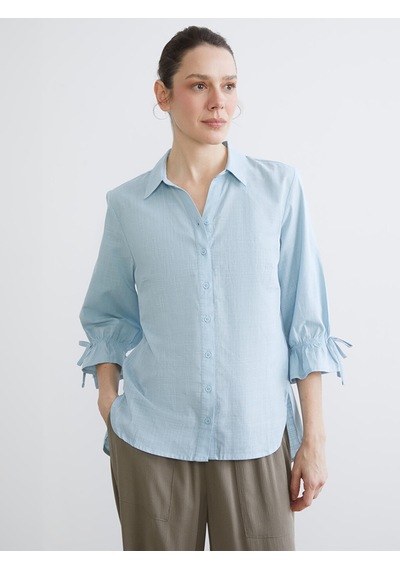 Lcw Grace Mavi Regular Fit Kadın Gömlek