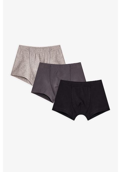Penti Erkek Çocuk Siyah Solid 3lü Çok Renkli Boxer