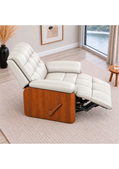 Smarto Relax Ceviz Ahşap Yan Panelli Gerçek Deri Manuel Mekanizmalı Yatar Ayak Uzatmalı Ergonomik Tv Koltuğu Baba Koltuğu Kahverengi Smarto Relax Ceviz Ahşap Yan Panelli Gerçek Deri Manuel Mekanizmalı Yatar Ayak Uzatmalı Ergonomik Tv Koltuğu Baba Koltuğu Kahverengi