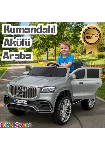 Voyage Gt Gri Uzaktan Kumandalı 4x2 12 Volt Akülü Araba - Rc Volvo Akülü Araba Volvo Akülü Araç Çok Renkli