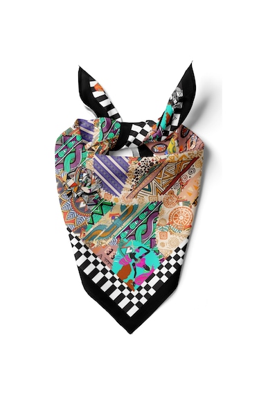 Tribal Mix Desen Bandana/fular Çok Renkli