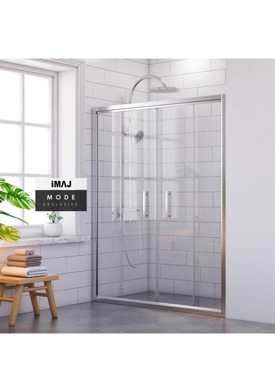 İmaj Banyo Mode İce A-5 Orta Açılır 2 Sabit 2 Sürgü Duşakabin Krom