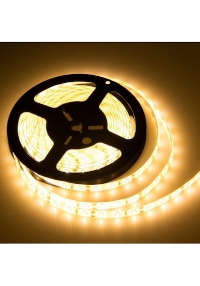 Led Home Iç Mekan Şerit Led 5 Metre Rulo Gün Işığı Sadece Şerit Led Sarı