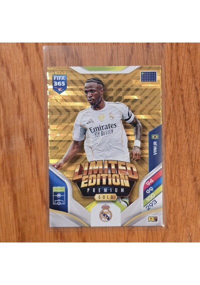 2026 Vini Jr. Limited Edition Gold Oyun Kartı