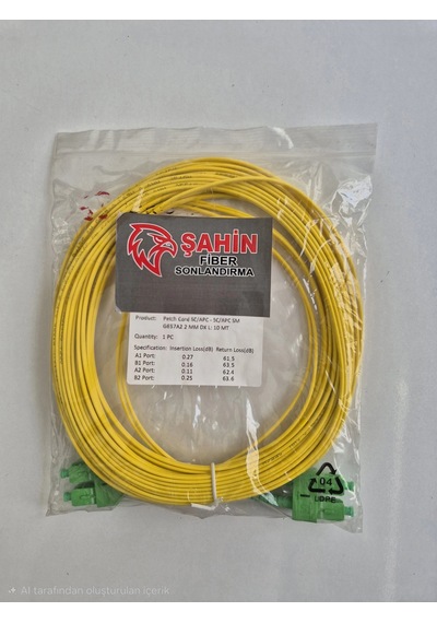 Fiber Patchcord 10 Mt 10 Adet