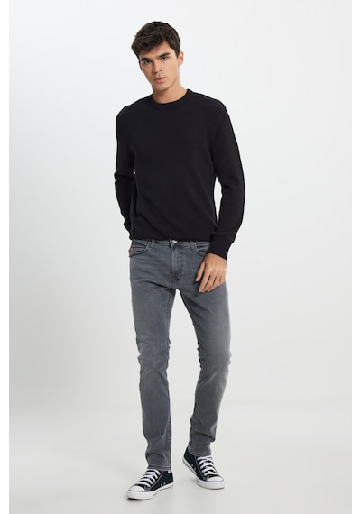 Lee Regular Fit Normal Kesim Bisiklet Yaka Siyah Triko L242474001 Siyah