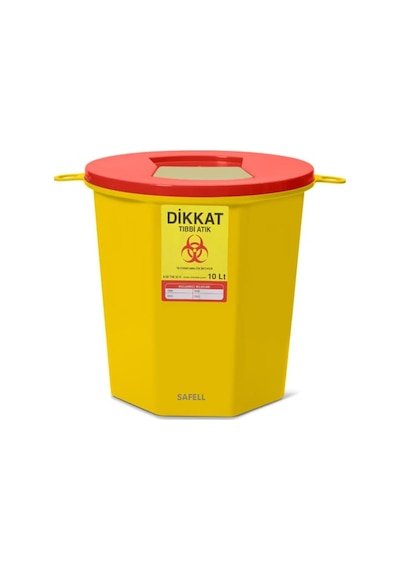 Safell Atık Kutusu - Atık Kovası 10 Litre 5 Adet