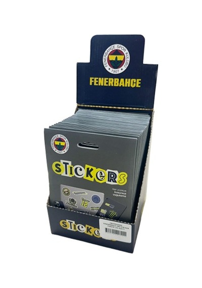 Fenerbahçe Gri Sticker Paketi 25 Adet Çok Renkli