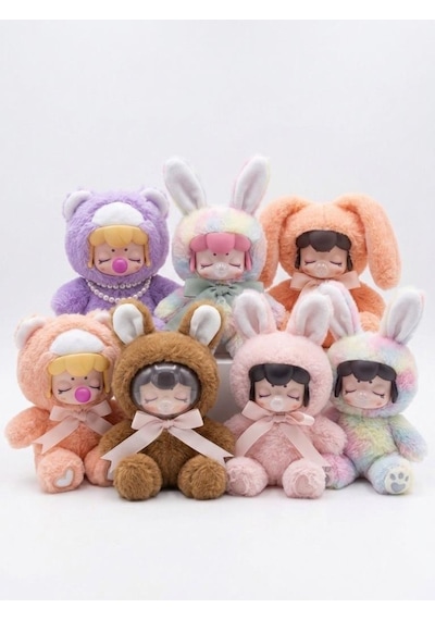 Nansi Figür Bebek - 17 Cm Emzikli Sevimli Arkadaşım Peluş Kostümlü Oyuncak Bebek