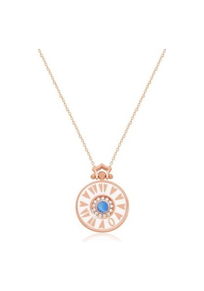 Tektaş - Pembe Altın 14 Ayar Saat Kolye N11.45728