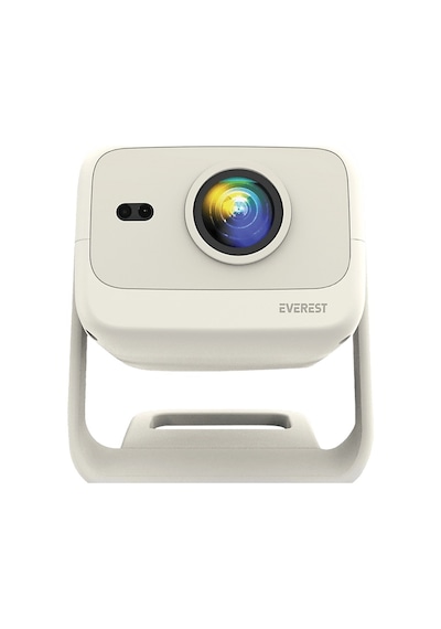 Everest Pj05 Adonis 4k Destekli Otomatik Odaklanma Taşınabilir Projeksiyon Cihazı Krem
