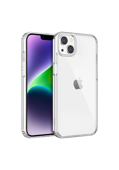 Buff Apple iPhone Uyumlu  14 Plus - 2x5d Ekran Koruyucu + Şeffaf Kılıf + Lens Koruyucu Glass