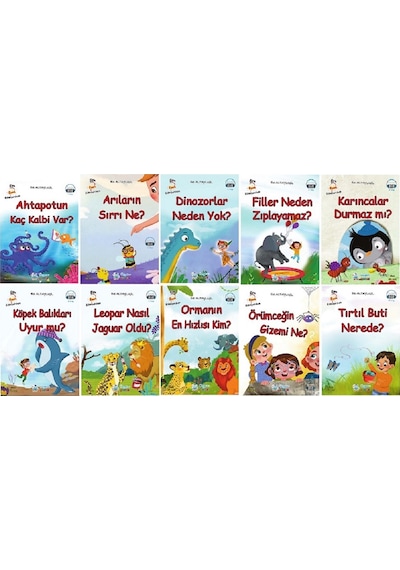 1. Sınıf Okuma Alışkanlığı Kazandıran Okumayı Sevdiren Renkli Resimli Hikayeler Seti 1 + Akıcı Okuma