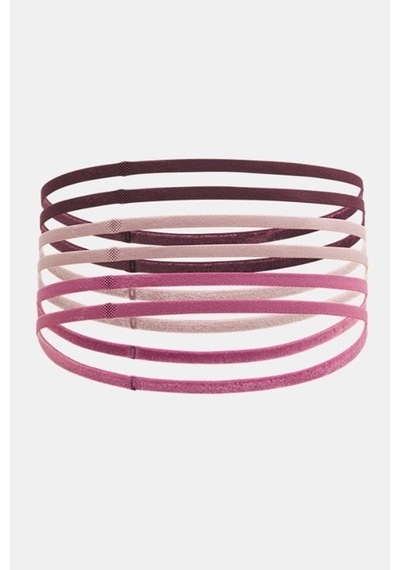 Under Armour W Mini Elastic 6pk Kadın Saç Bandı Bordo