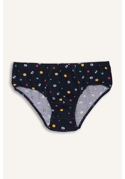 Defacto Desenli Penye 2li Slip Külot Erkek Çocuk H5944a826smnv30 Lacivert-nv30