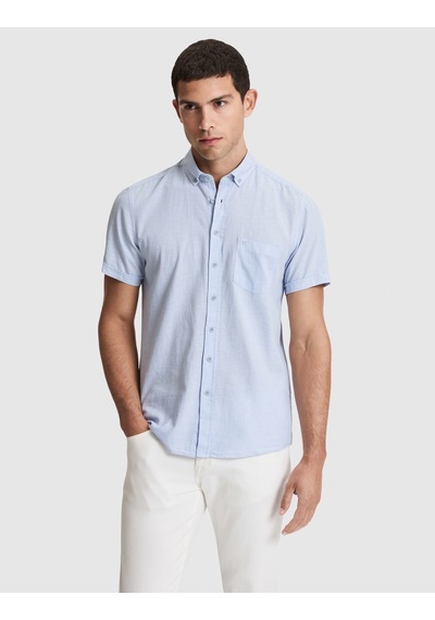 Pierre Cardin Erkek Açık Mavi Gömlek Kısa Kollu 50320933-vr003