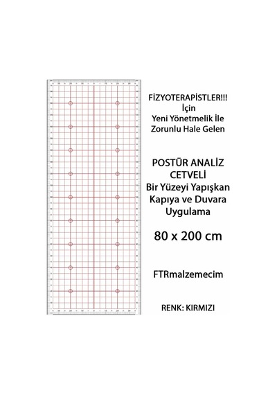 Postür Analiz Cetveli Kırmızı