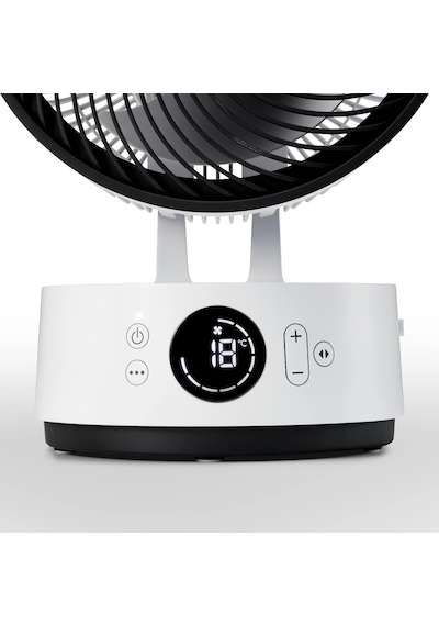 Meaco Sefte 8" Bataryalı Ultra Sessiz Masaüstü Vantilatör Uyku Modlu Ve Enerji Tasarruflu Serinletici Fan