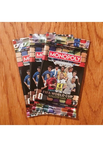 Prizm Monopoly Dünya Kupası X3 Adet Lisanslı Oyun Paketi Toplam X12 Adet Oyun Kartı