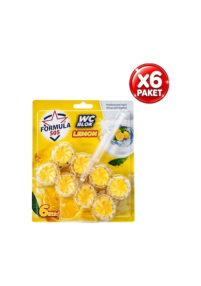Klozet Koku Giderici Bloğu Limon Kokulu 50grx2li 6paket