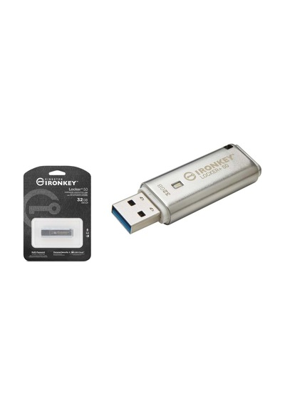 Kingston Ironkey Locker+50 KLP50/32GB 32 GB USB 3.2 Flash Bellek