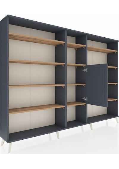 Arges Dolap 12 Raflı Tek Kapaklı 220x30x163 Antrasit-antrasit/çam Antrasıt/atlas Çam - Antrasıt Arges Dolap 12 Raflı Tek Kapaklı 220x30x163 Antrasit-antrasit/çam Antrasıt/atlas Çam - Antrasıt