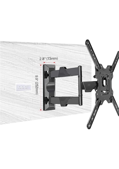 North Bayou P4 32"-55" Tv Uyumlu, 180 Dönüş Açılı, 27.2 Kg Destekli, Vesa Uyumu, Tuv Sertifikalı, Led/lcd Tv Duvar Askı Aparatı P4