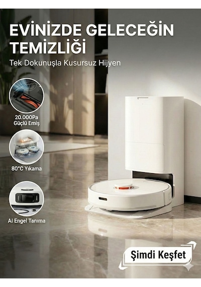 Xiaomi Robot Vacuum 5 Pro Robot Süpürge