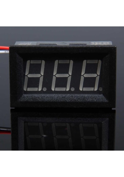 Voltmetre Digital 0-100v Dc 48x29x22 Ic-278-2 Ekonomik 3 Kablolu
