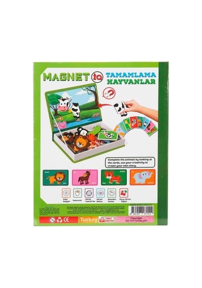 Manyetik Hayvan Seti, Eğitici Ve Eğlenceli Oyun