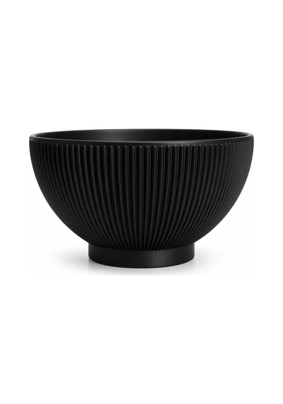 Dekoratif Kase Siyah Modern Minimal Tasarım Sunum Kasesi Masa Üstü Dekor & Çok Amaçlı Kullanım