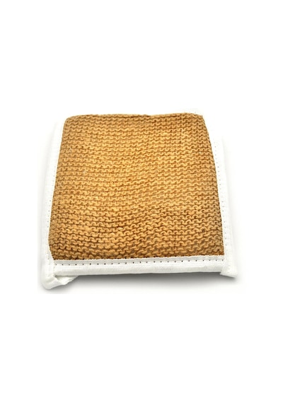 Doğal Jüt İp Eldiven Tipi Kare Banyo Lifi Hamam Vücud Kesesi 16x20 Cm.