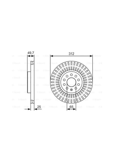 Bosch 0986479c29 Fren Diski 1k0615301aa